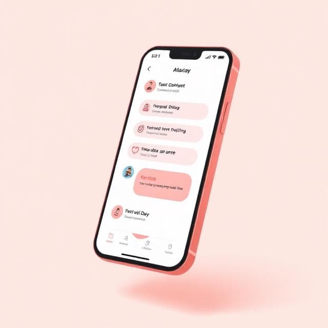 justMami App Interface